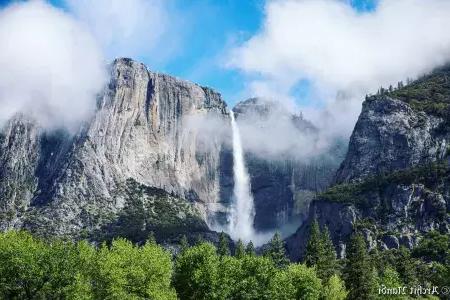Yosemite Falls in Yosemite National Park.